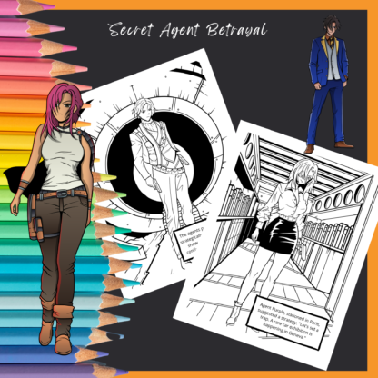 Secret Agent Betrayal | Coloring Storybook - Image 8