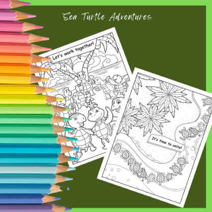 Sea Turtle Adventures: An Environmental Fable and Coloring Book - Image 8