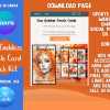 Canva Template, Canva PLR Card, Oracle CARD Deck Kit, 40 Tarot Sized Card, Etsy Listing Template, Orange,Wisdom Oracle Cards, Commercial Use - Image 6