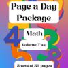 Page A Day Package - Math - Volume Two