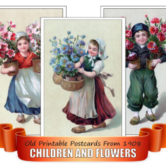 Children Flowers Printable