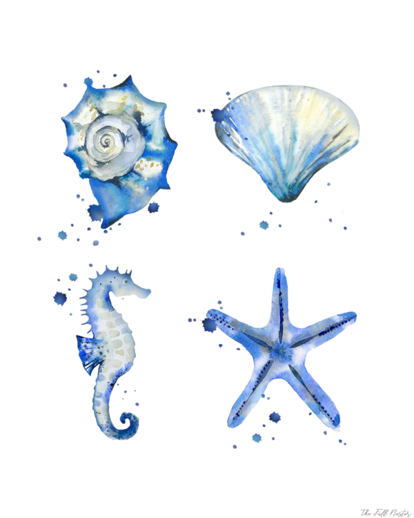 Sea Creatures Nautical Wall Art - Image 2