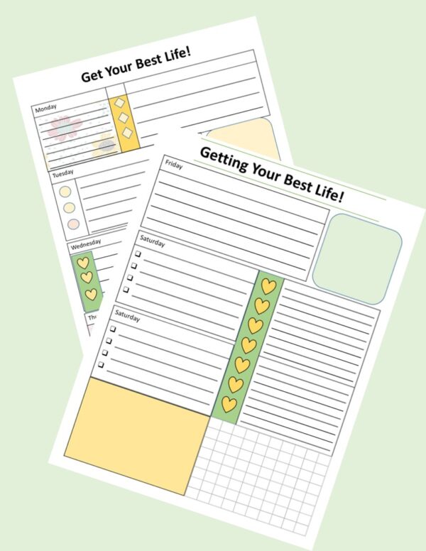 Get your best life 7 Day Planner - Image 4