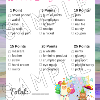 12 Printable Birthday Llama Party Games - Image 11