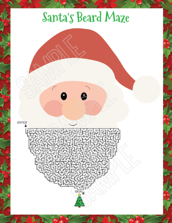 14-My Christmas Elf Games Printables - Image 12