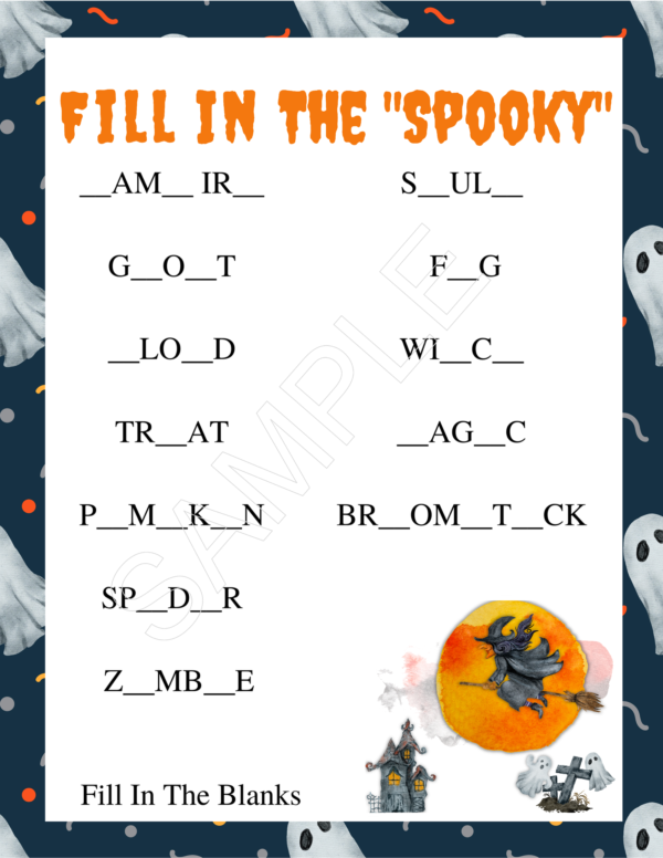 Witches And Ghosts Party Games For Halloween - Image 12