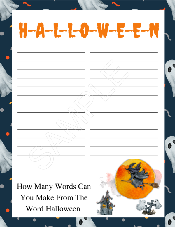 Witches And Ghosts Party Games For Halloween - Image 13