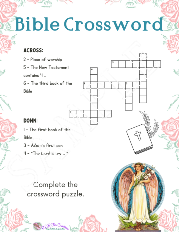 12 Piece Printable Bible Games - Image 14