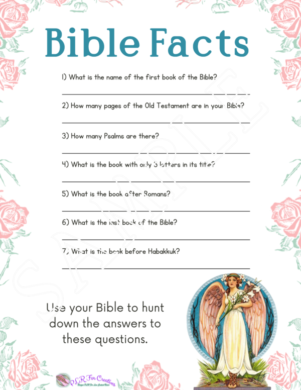 12 Piece Printable Bible Games - Image 15