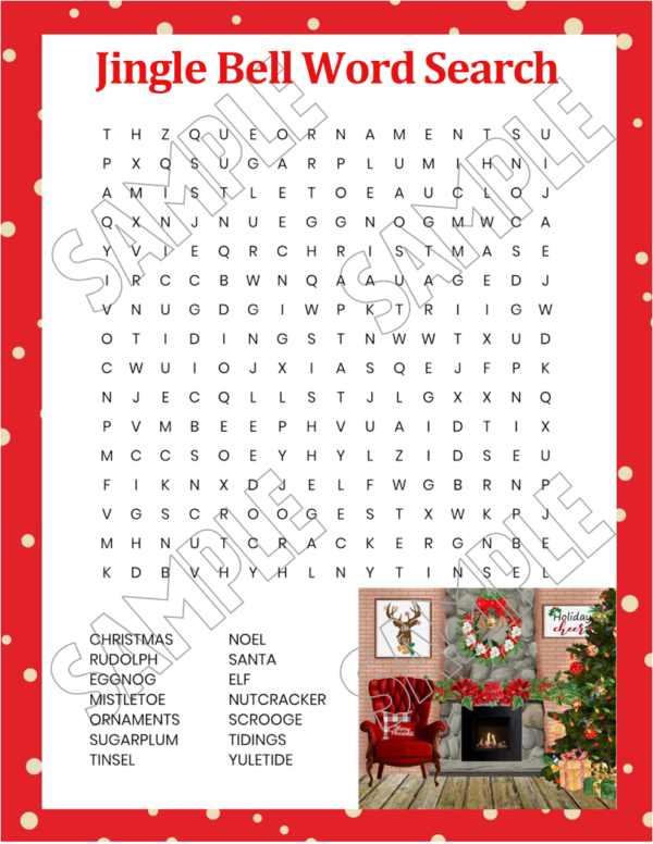 14 Printable Cozy Christmas Games - Image 9