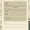 FILLABLE PDF-PRINTABLE Vintage Ornate Final Wishes Estate Planner - Image 20