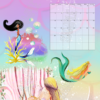2023 Colorful Mermaids Calendar Printable - Image 3