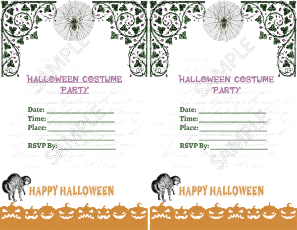 Halloween Costume Party Invitations - Image 3