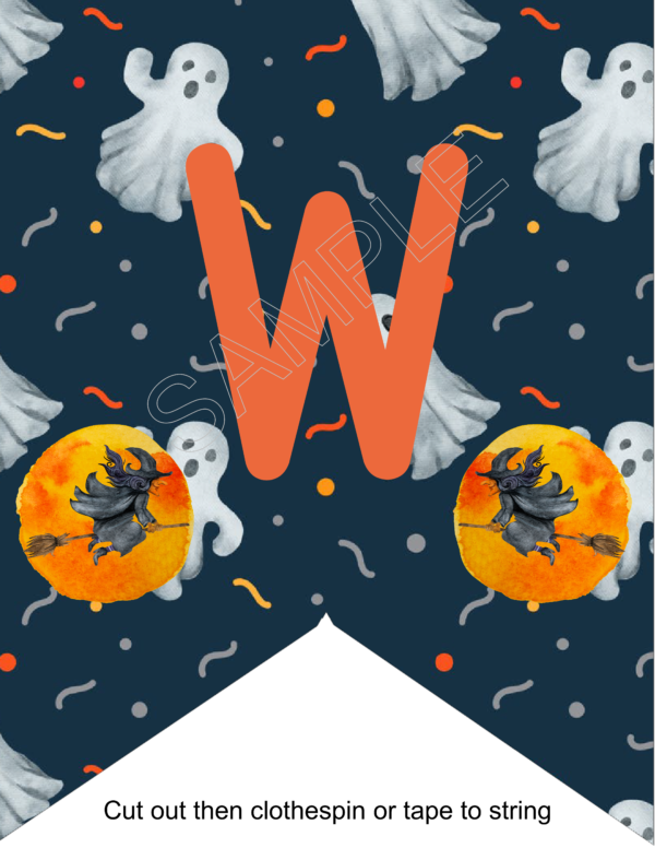 Witches And Ghosts Party Banners For Halloween - Image 25