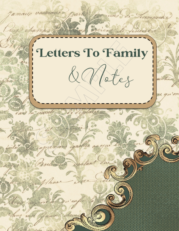 FILLABLE PDF-PRINTABLE Vintage Ornate Final Wishes Estate Planner - Image 38