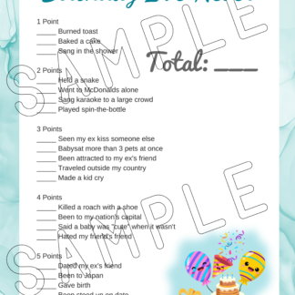 12 Printable Birthday Cake Party Games - Image 7