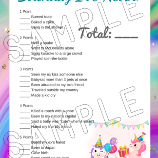 12 Printable Birthday Unicorn Party Games - Image 8