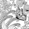 Marvelous Butterflies Printable Coloring Pages - Image 7