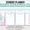 Student Planner Printable