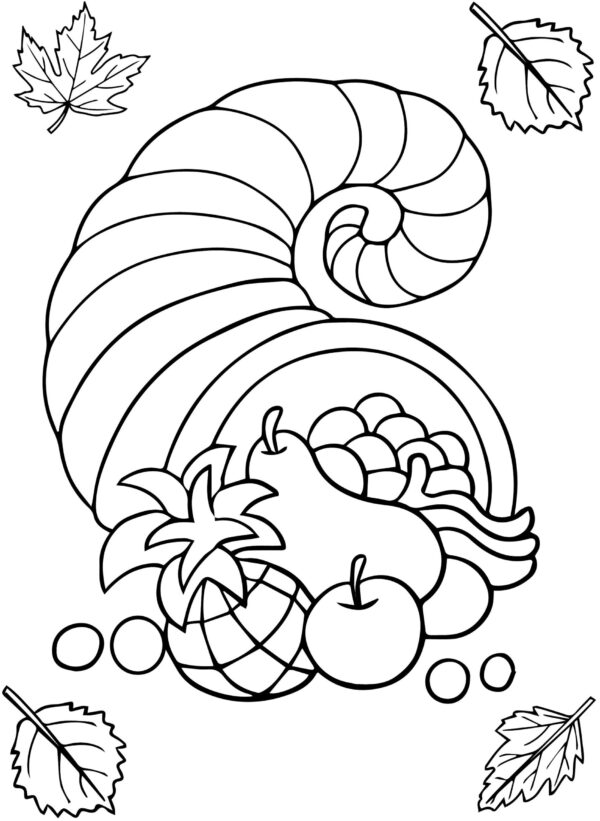 Thanksgiving Coloring Book - Image 6