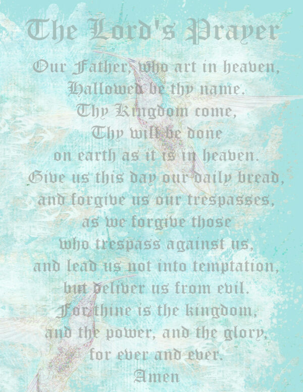 The Lord's Prayer - Printable Wall Art - Image 2