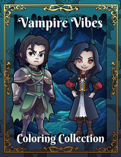 Vampire Vibes Coloring Collection/DIGITAL DOWNLOAD! - Image 2