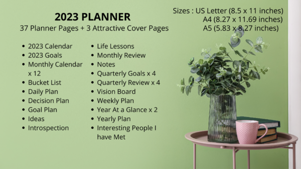 2023 Printable Yearly Planner - Image 8