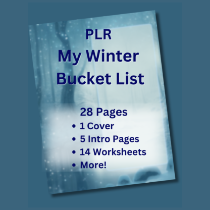 My Winter Bucket List, From Dreaming To Doing, A PLR Workbook - Image 6