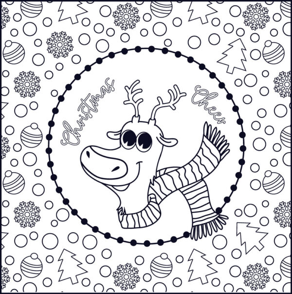 Adult Christmas Coloring Book - Image 3