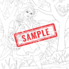 "Coloring Magic Unleashed: Discover the Enchanting World of 'Lilith and the Big Bad Wolf'" Coloring Pages! DIGITAL DOWNLOAD.. - Image 3