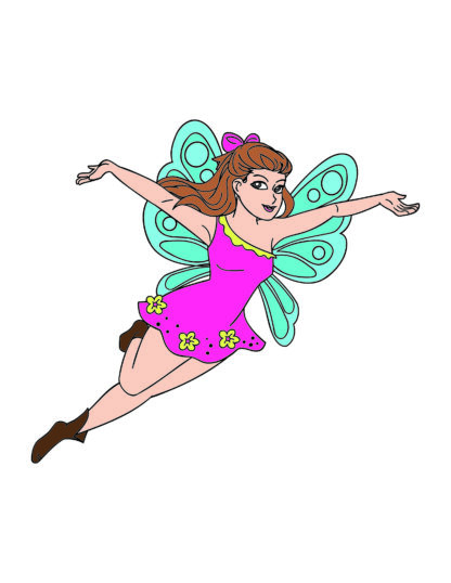 Children's Colouring book Fairies printable digital download for kids colouring pages - Image 4