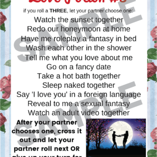 10-Couples Games-Romantic-Roses-Moonlit Scene - Image 8