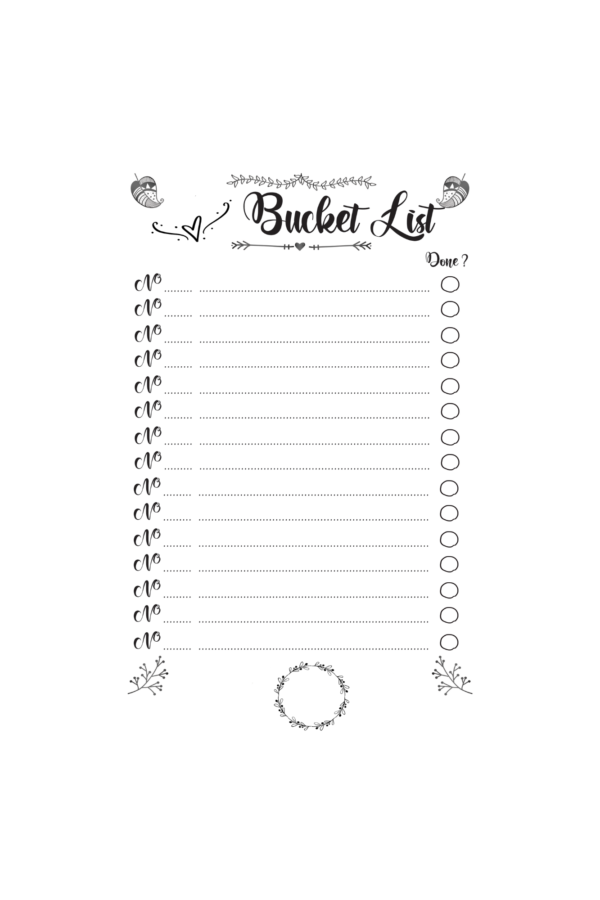 Bucket List for Couples Printable Journal - Image 5