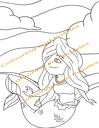 Children's Colouring book Under The Sea printable digital download for kids colouring pages - Image 9