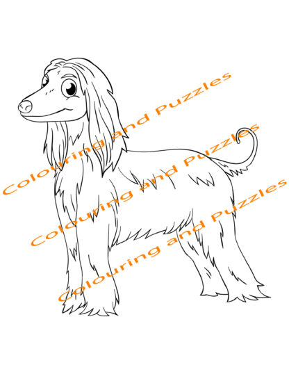 Children's Colouring book Cute Puppies printable digital download for kids colouring pages - Image 6