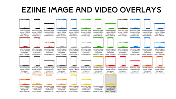 eziine image and video overlays with transparent centres inspired fun header image