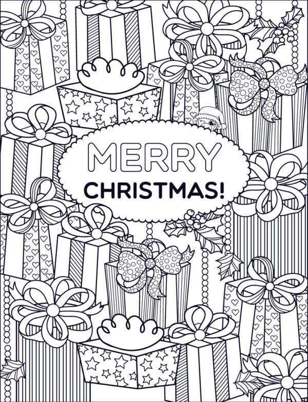 Adult Christmas Coloring Book - Image 2