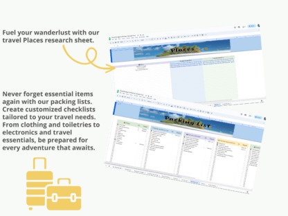 Travel Budget and Planner Google Sheets - Image 5