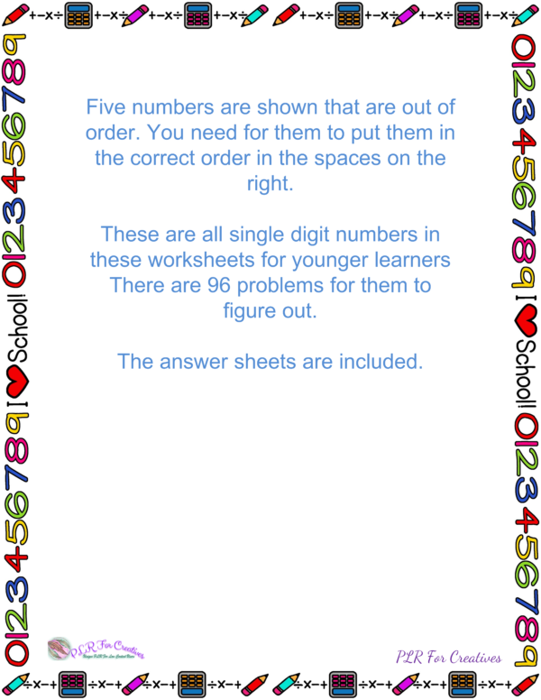 Math Sorts For Early Learners - Image 2