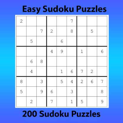 Amazing Sudoku volumes 6, 7 & 8 600 puzzles from Easy to Hard set of 3 printable digital download puzzle books - Image 3