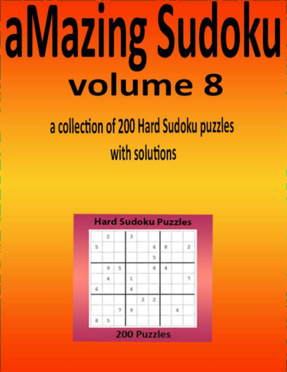 Amazing Sudoku volumes 6, 7 & 8 600 puzzles from Easy to Hard set of 3 printable digital download puzzle books - Image 6