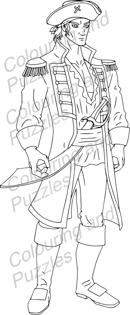 Adult Colouring Yo Ho Pirates - Image 6