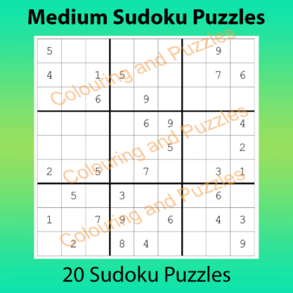 Amazing Sudoku volume 1 printable digital download puzzle book - Image 3