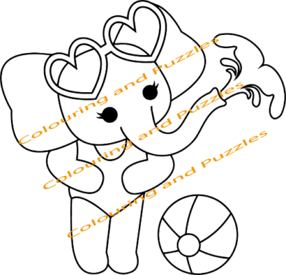 Children's Colouring book Cute Animals printable digital download for kids colouring pages - Image 6