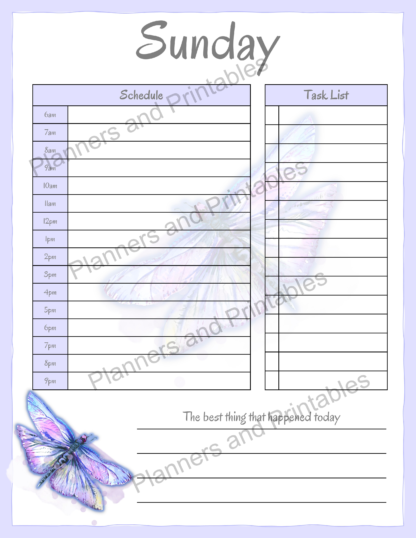 Printable Dragonfly Dreams Journal printable planner undated digital download home printable PDF - Image 6