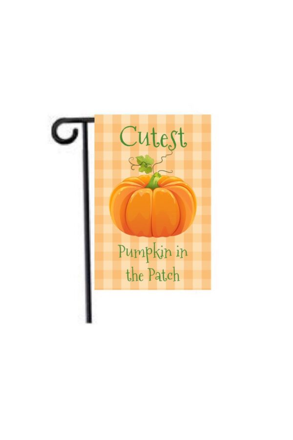 Cutest Pumpkin in the Patch  Garden Flag "12.5 x 18", Personalize at No Add'l Cost